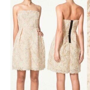 Zara Rose Appliqué Dress